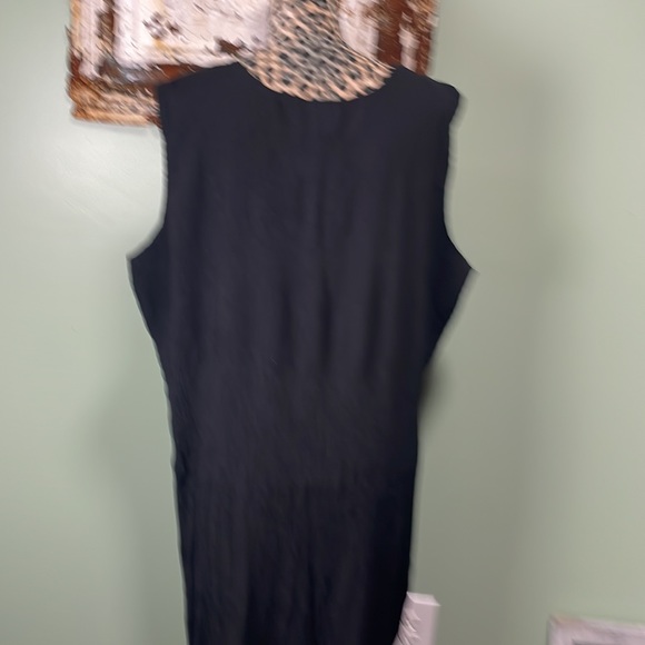 Studio 1940 black gauze, maxi dress, 18/20W - Picture 4 of 7